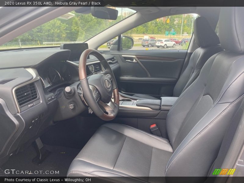 Nebula Gray Pearl / Black 2020 Lexus RX 350L AWD