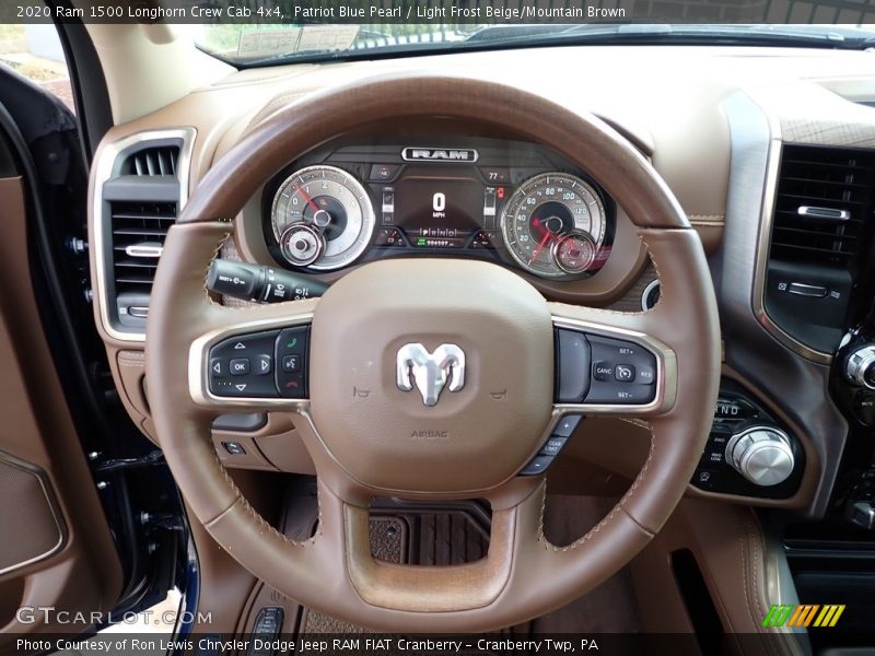  2020 1500 Longhorn Crew Cab 4x4 Steering Wheel