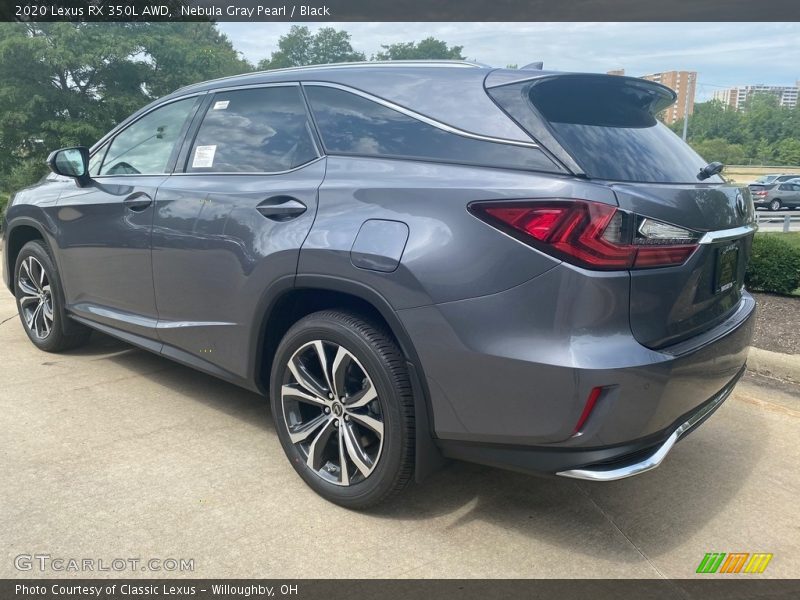 Nebula Gray Pearl / Black 2020 Lexus RX 350L AWD