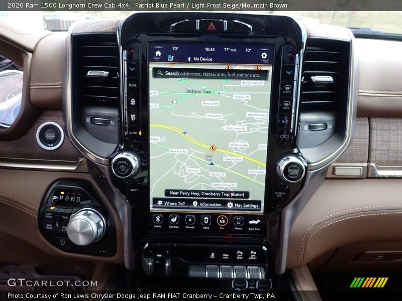 Navigation of 2020 1500 Longhorn Crew Cab 4x4