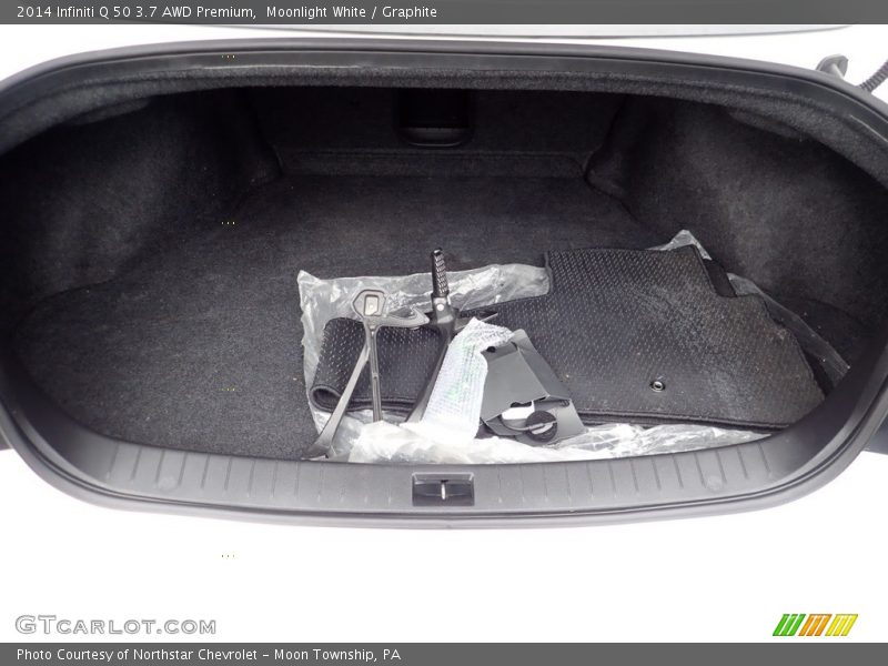 Moonlight White / Graphite 2014 Infiniti Q 50 3.7 AWD Premium