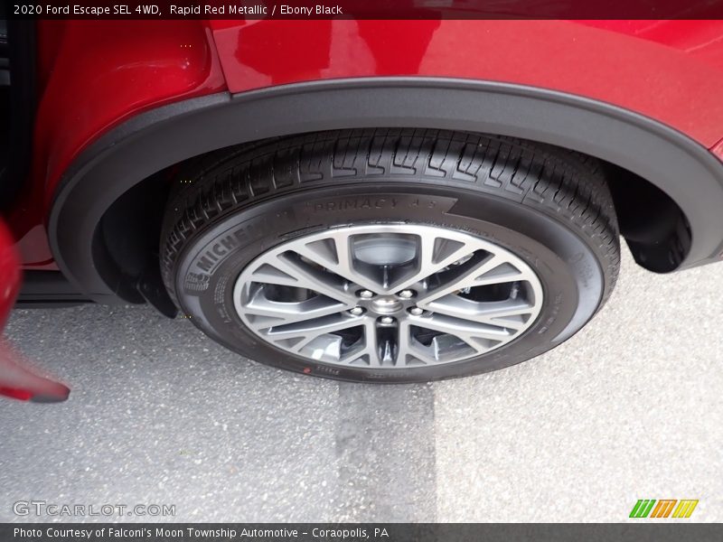 Rapid Red Metallic / Ebony Black 2020 Ford Escape SEL 4WD