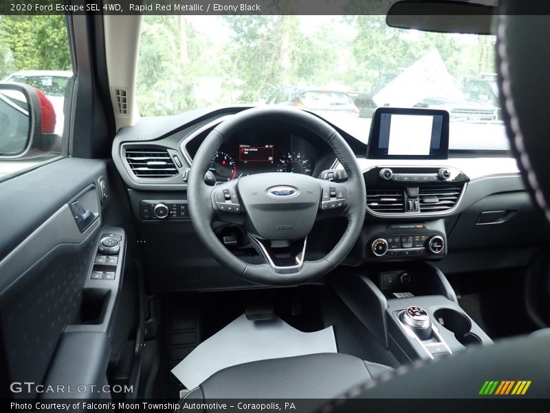 Rapid Red Metallic / Ebony Black 2020 Ford Escape SEL 4WD