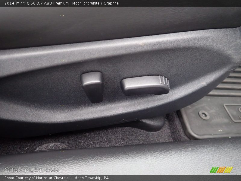 Moonlight White / Graphite 2014 Infiniti Q 50 3.7 AWD Premium