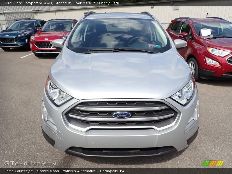 Moondust Silver Metallic / Ebony Black 2020 Ford EcoSport SE 4WD