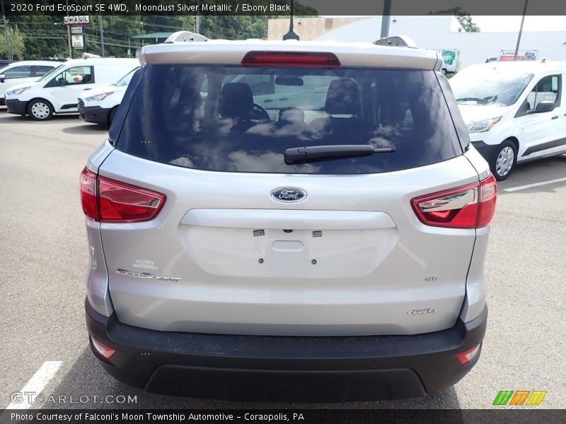 Moondust Silver Metallic / Ebony Black 2020 Ford EcoSport SE 4WD