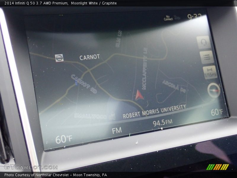 Moonlight White / Graphite 2014 Infiniti Q 50 3.7 AWD Premium