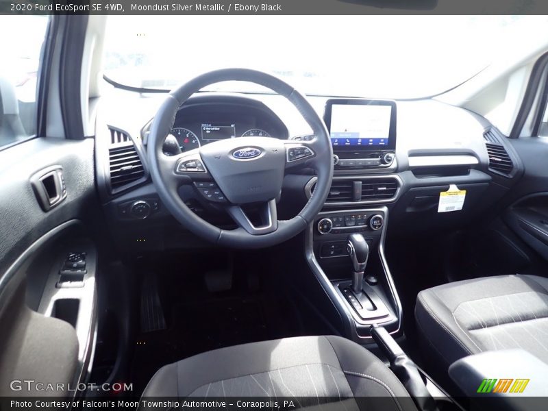 Moondust Silver Metallic / Ebony Black 2020 Ford EcoSport SE 4WD