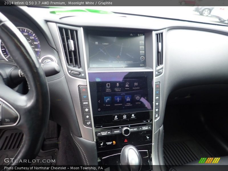Moonlight White / Graphite 2014 Infiniti Q 50 3.7 AWD Premium