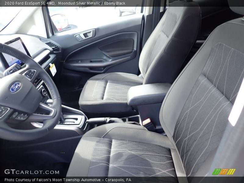 Moondust Silver Metallic / Ebony Black 2020 Ford EcoSport SE 4WD