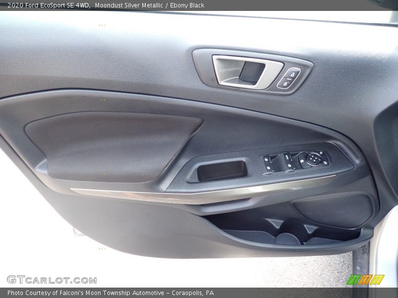 Moondust Silver Metallic / Ebony Black 2020 Ford EcoSport SE 4WD
