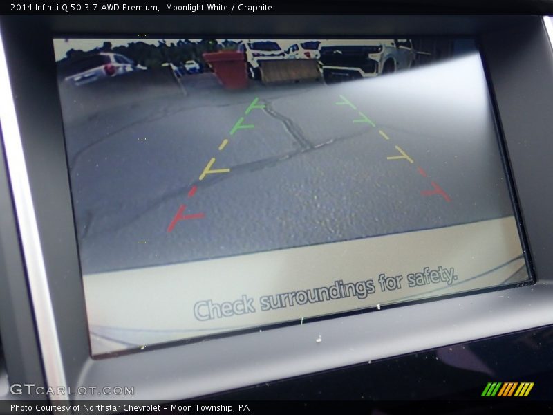 Moonlight White / Graphite 2014 Infiniti Q 50 3.7 AWD Premium