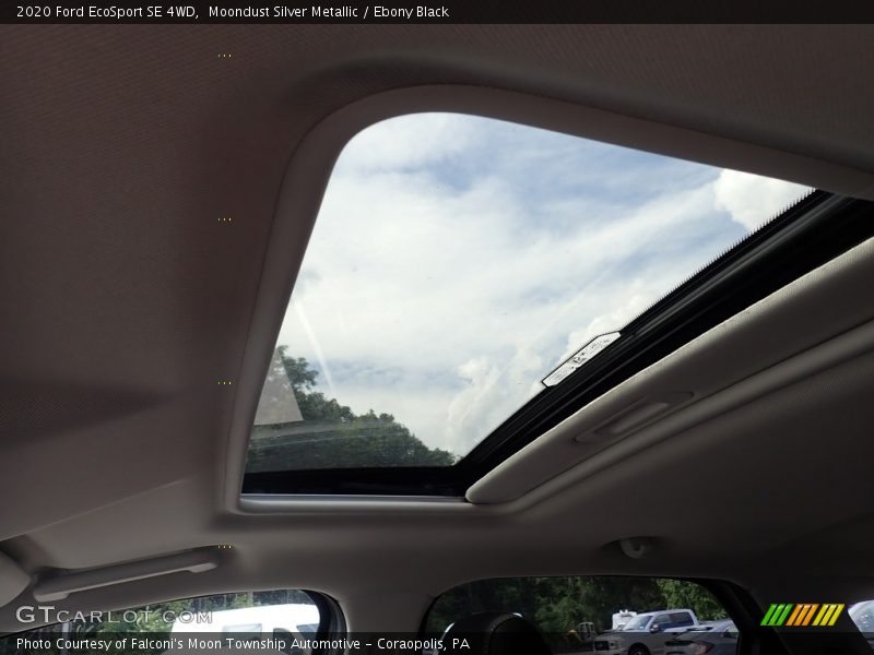 Moondust Silver Metallic / Ebony Black 2020 Ford EcoSport SE 4WD