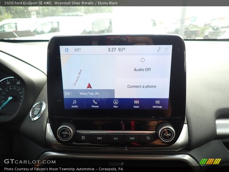 Moondust Silver Metallic / Ebony Black 2020 Ford EcoSport SE 4WD
