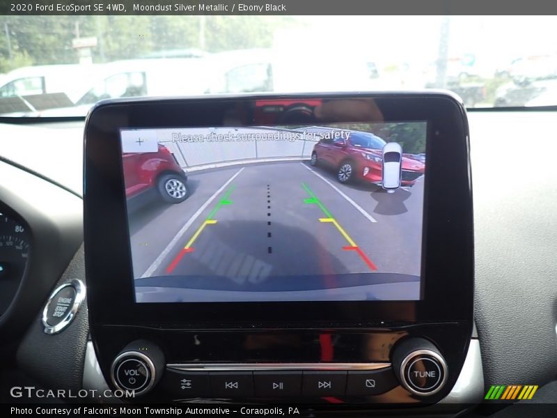 Moondust Silver Metallic / Ebony Black 2020 Ford EcoSport SE 4WD