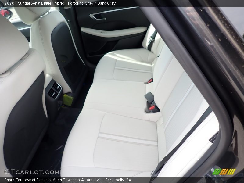 Rear Seat of 2020 Sonata Blue Hybrid