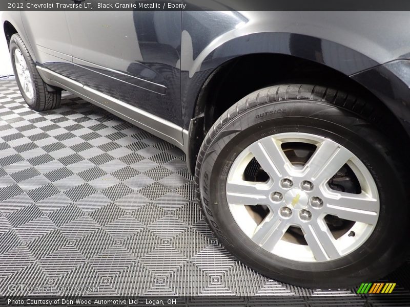Black Granite Metallic / Ebony 2012 Chevrolet Traverse LT