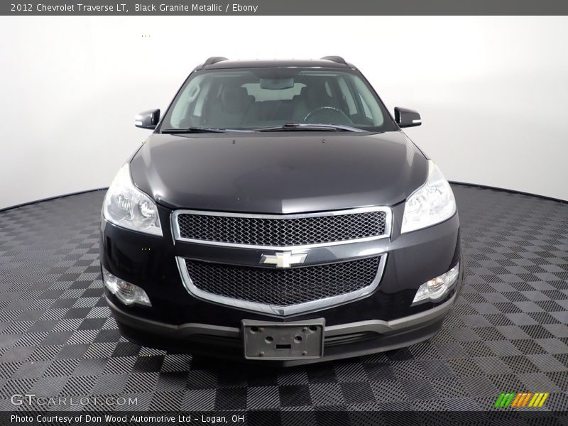 Black Granite Metallic / Ebony 2012 Chevrolet Traverse LT