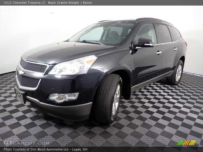 Black Granite Metallic / Ebony 2012 Chevrolet Traverse LT