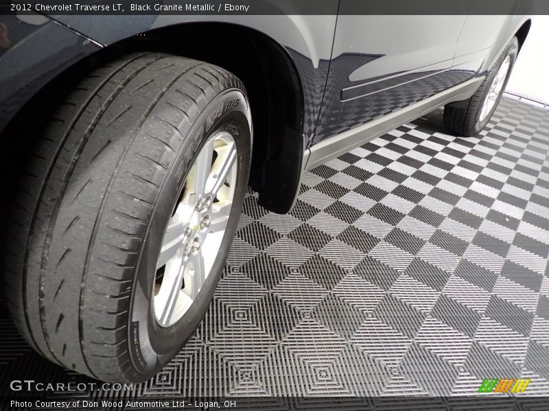 Black Granite Metallic / Ebony 2012 Chevrolet Traverse LT