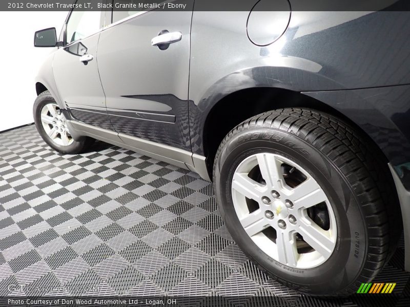Black Granite Metallic / Ebony 2012 Chevrolet Traverse LT