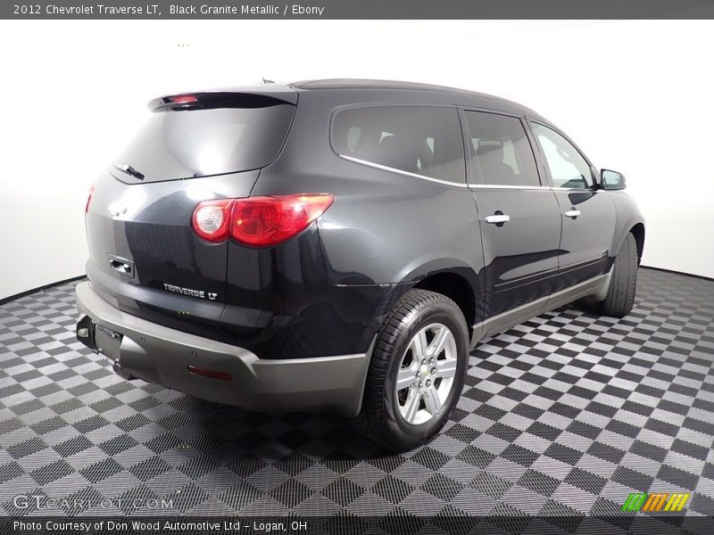 Black Granite Metallic / Ebony 2012 Chevrolet Traverse LT