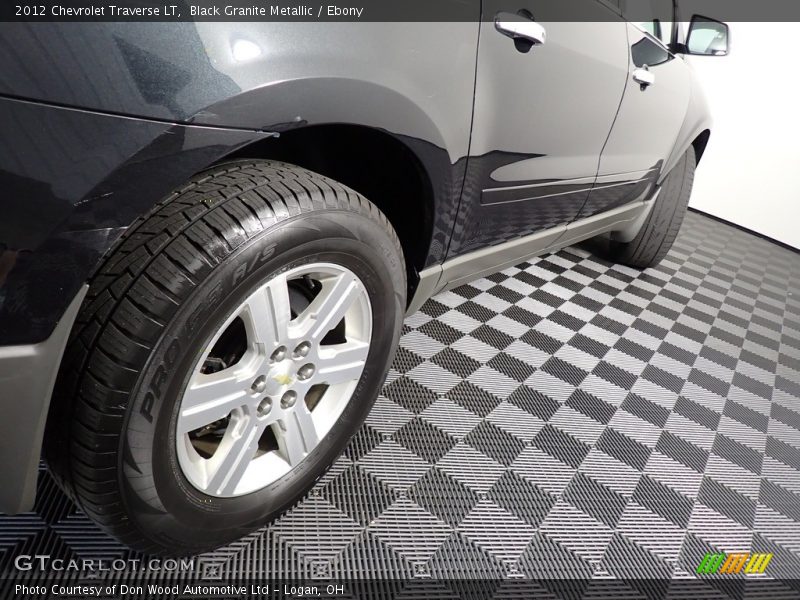 Black Granite Metallic / Ebony 2012 Chevrolet Traverse LT