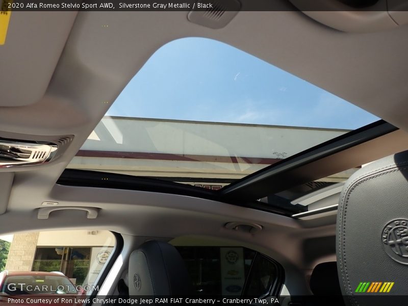 Silverstone Gray Metallic / Black 2020 Alfa Romeo Stelvio Sport AWD