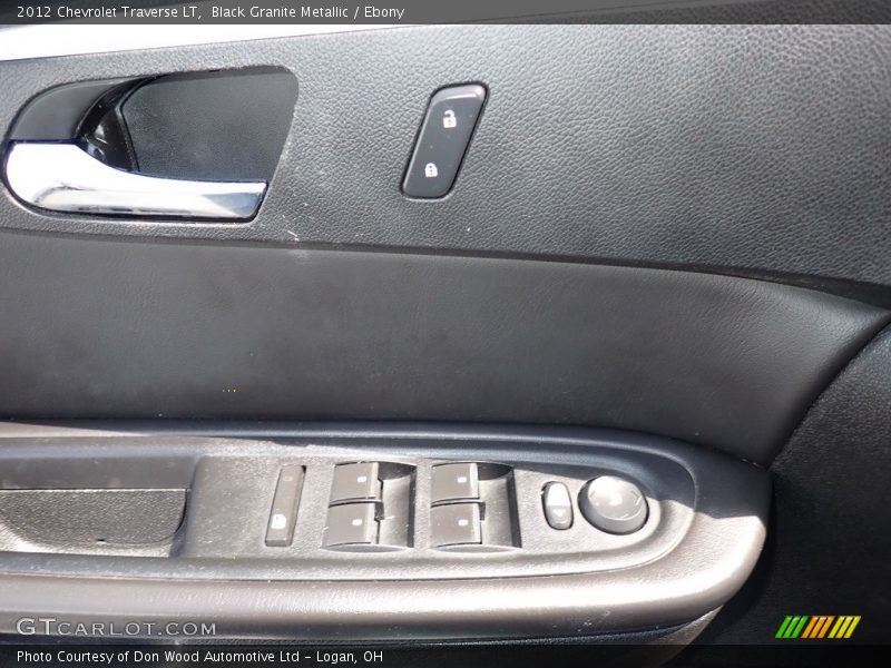 Black Granite Metallic / Ebony 2012 Chevrolet Traverse LT