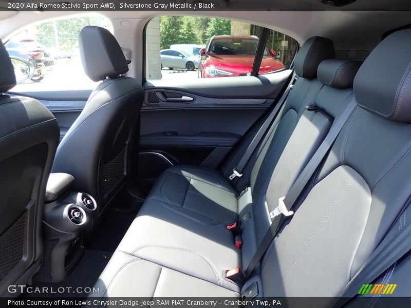 Silverstone Gray Metallic / Black 2020 Alfa Romeo Stelvio Sport AWD