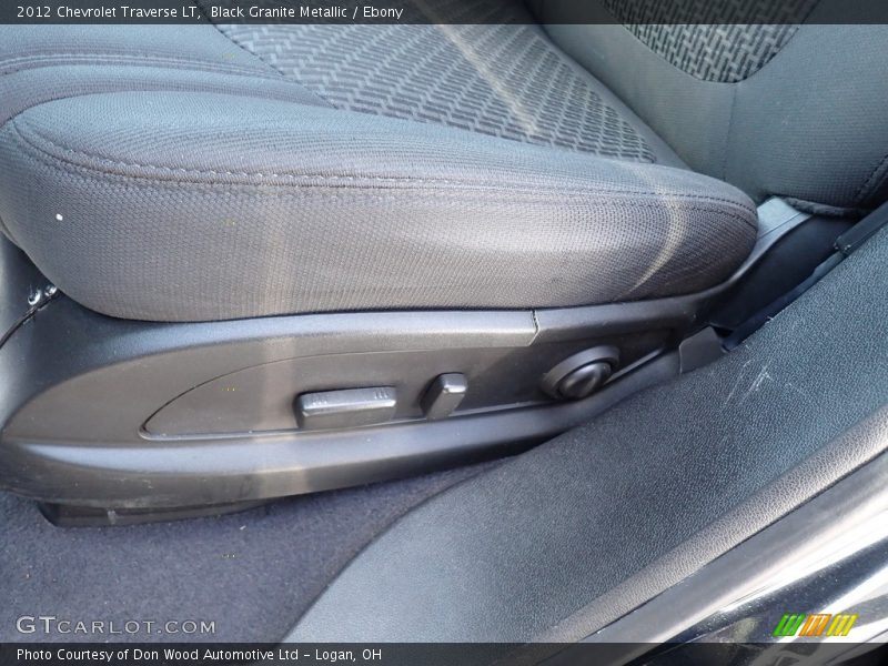 Black Granite Metallic / Ebony 2012 Chevrolet Traverse LT