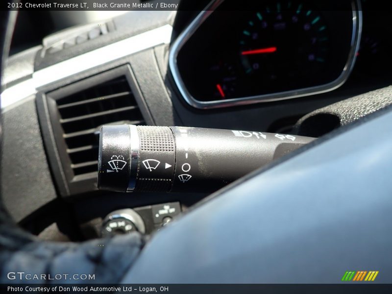 Black Granite Metallic / Ebony 2012 Chevrolet Traverse LT