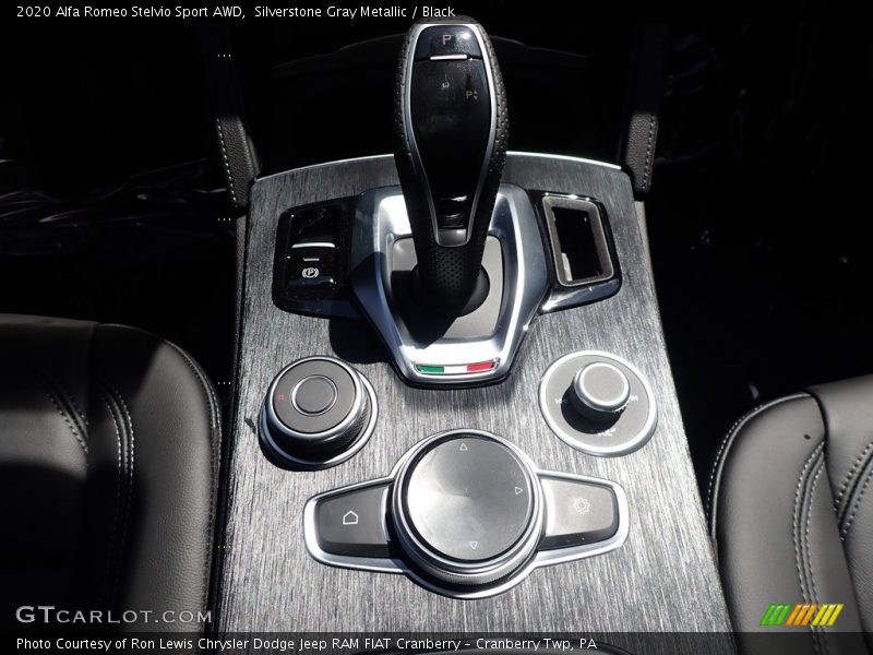 Silverstone Gray Metallic / Black 2020 Alfa Romeo Stelvio Sport AWD