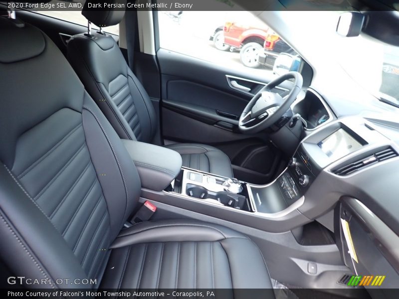 Dark Persian Green Metallic / Ebony 2020 Ford Edge SEL AWD