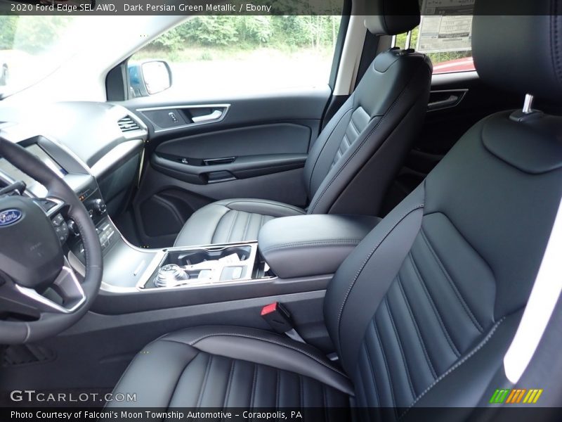 Dark Persian Green Metallic / Ebony 2020 Ford Edge SEL AWD