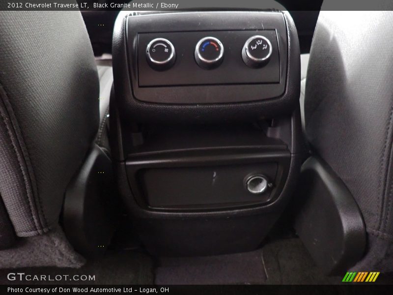 Black Granite Metallic / Ebony 2012 Chevrolet Traverse LT