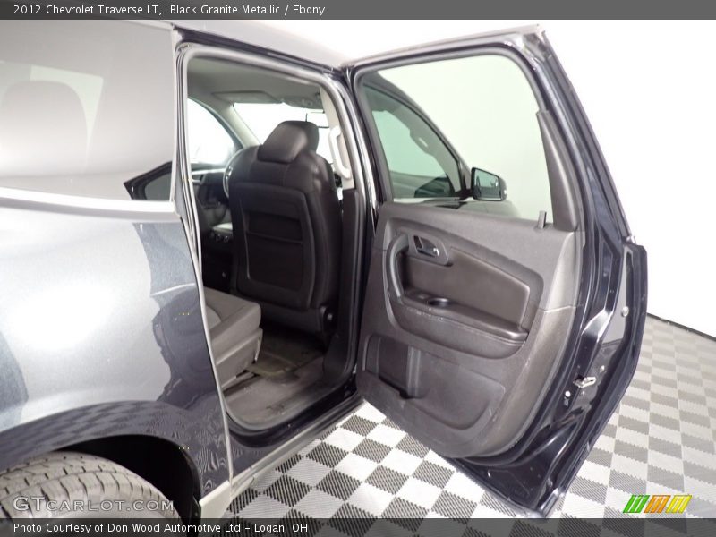 Black Granite Metallic / Ebony 2012 Chevrolet Traverse LT