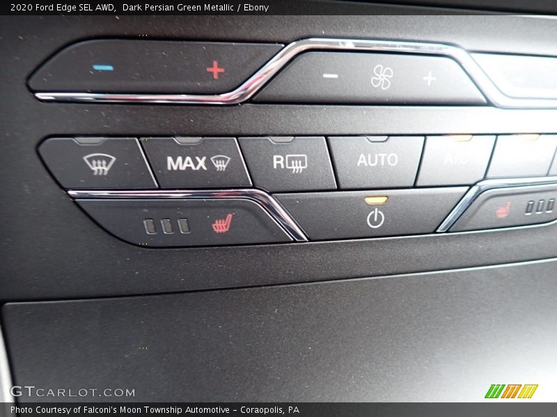 Dark Persian Green Metallic / Ebony 2020 Ford Edge SEL AWD