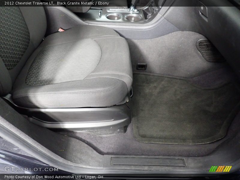 Black Granite Metallic / Ebony 2012 Chevrolet Traverse LT