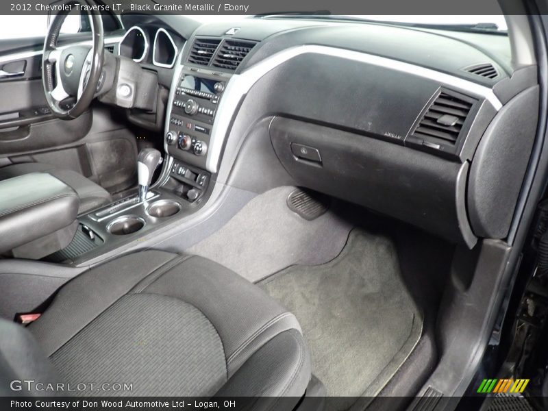 Black Granite Metallic / Ebony 2012 Chevrolet Traverse LT