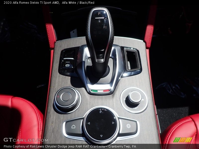 Alfa White / Black/Red 2020 Alfa Romeo Stelvio TI Sport AWD