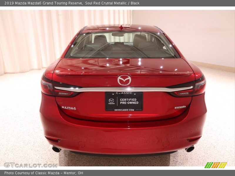Soul Red Crystal Metallic / Black 2019 Mazda Mazda6 Grand Touring Reserve