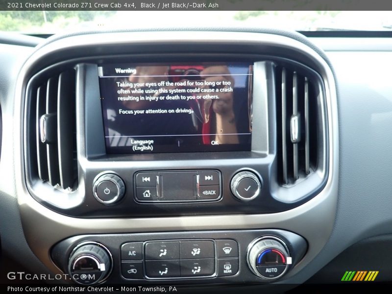 Controls of 2021 Colorado Z71 Crew Cab 4x4