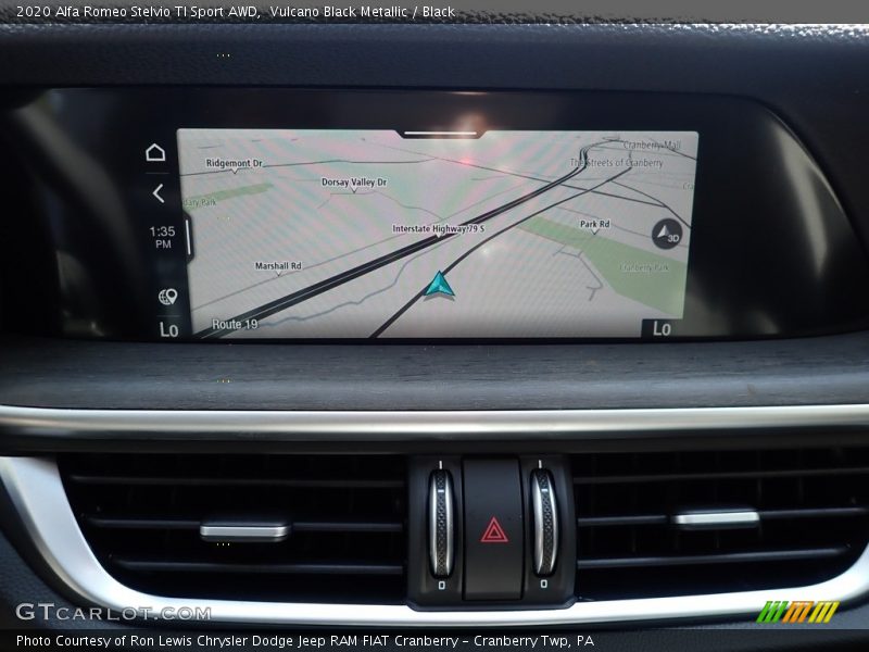 Vulcano Black Metallic / Black 2020 Alfa Romeo Stelvio TI Sport AWD