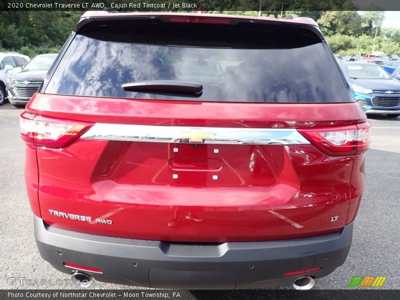 Cajun Red Tintcoat / Jet Black 2020 Chevrolet Traverse LT AWD