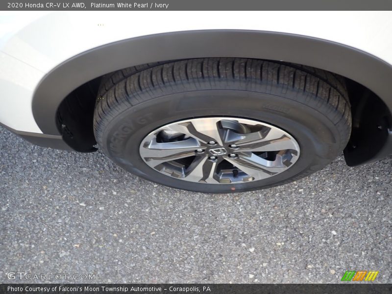 Platinum White Pearl / Ivory 2020 Honda CR-V LX AWD