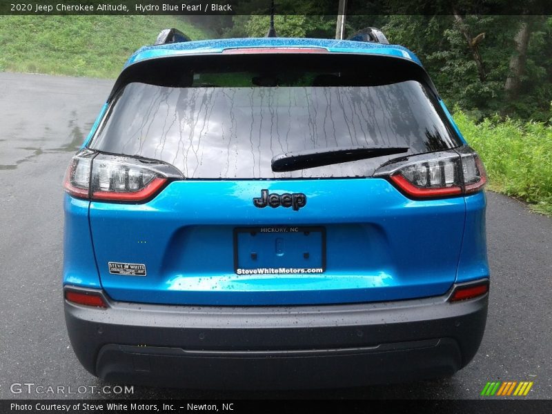 Hydro Blue Pearl / Black 2020 Jeep Cherokee Altitude