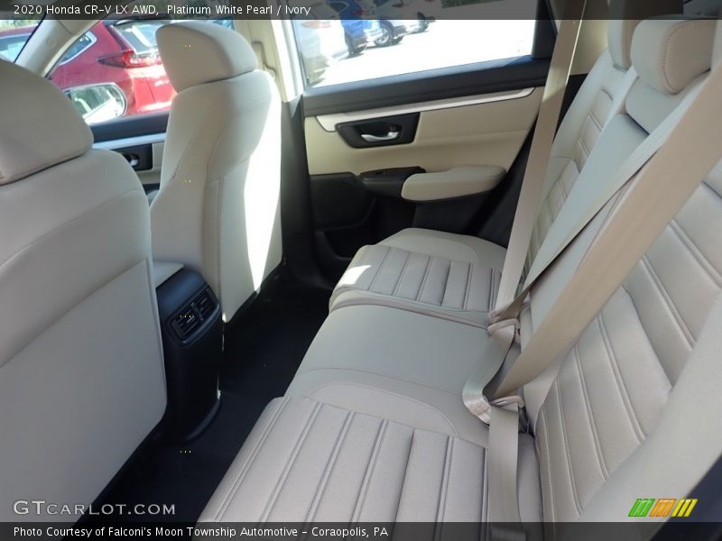 Platinum White Pearl / Ivory 2020 Honda CR-V LX AWD