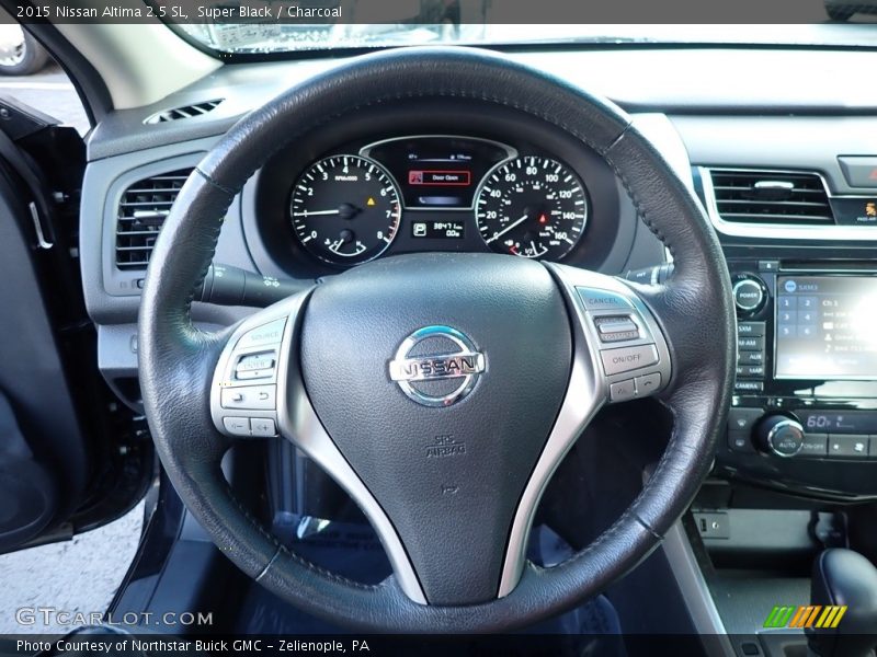 Super Black / Charcoal 2015 Nissan Altima 2.5 SL