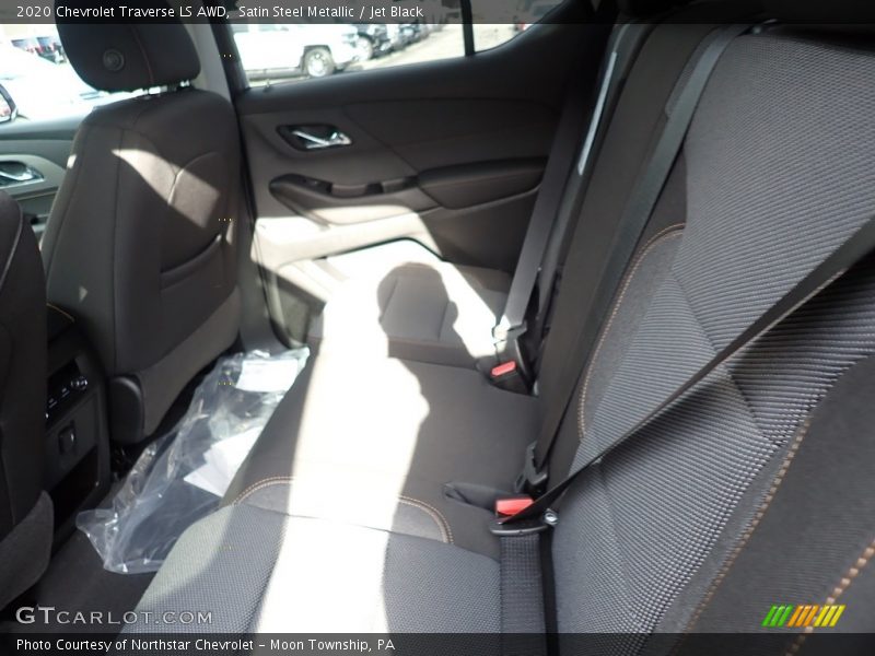 Satin Steel Metallic / Jet Black 2020 Chevrolet Traverse LS AWD